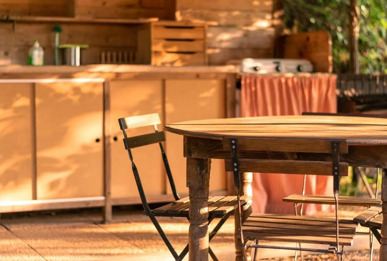 Luxe tent Agricamping La Gallinella Castagneto Carducci Italië