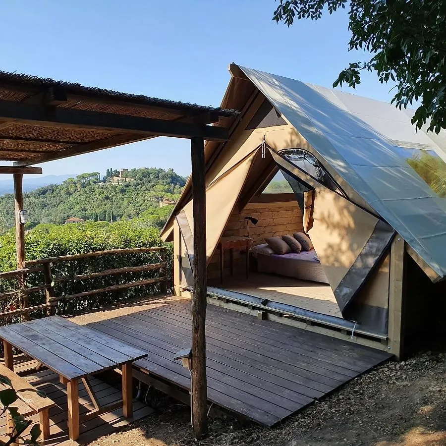 Luxury tent Agricamping La Gallinella Hotel Castagneto Carducci Italy
